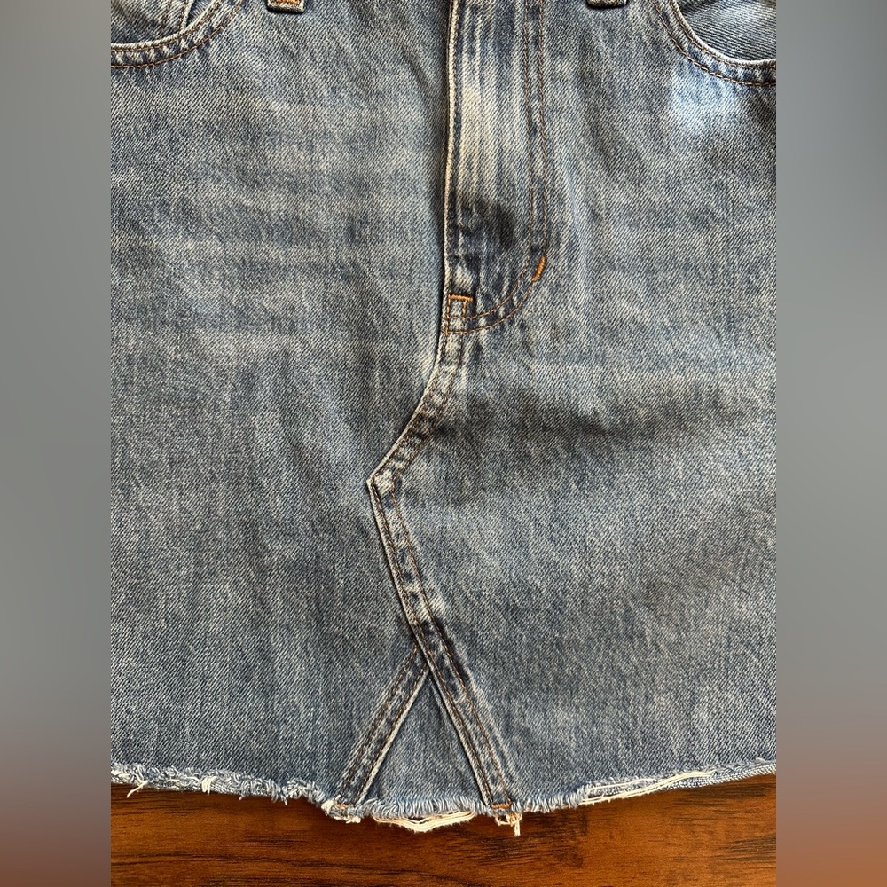 Madewell Rigid Denim A-Line Skirt - Picture 5 of 10